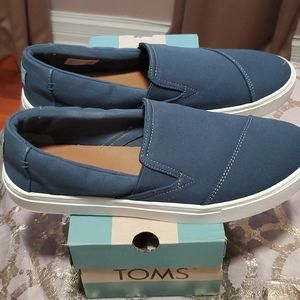 Tom women denim shoe Size 12 only wore once